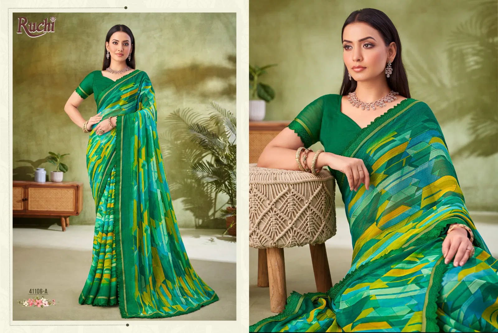 Savera Vol 11 By Ruchi Chiffon Daily Wear Saree Wholesale Shop In Surat